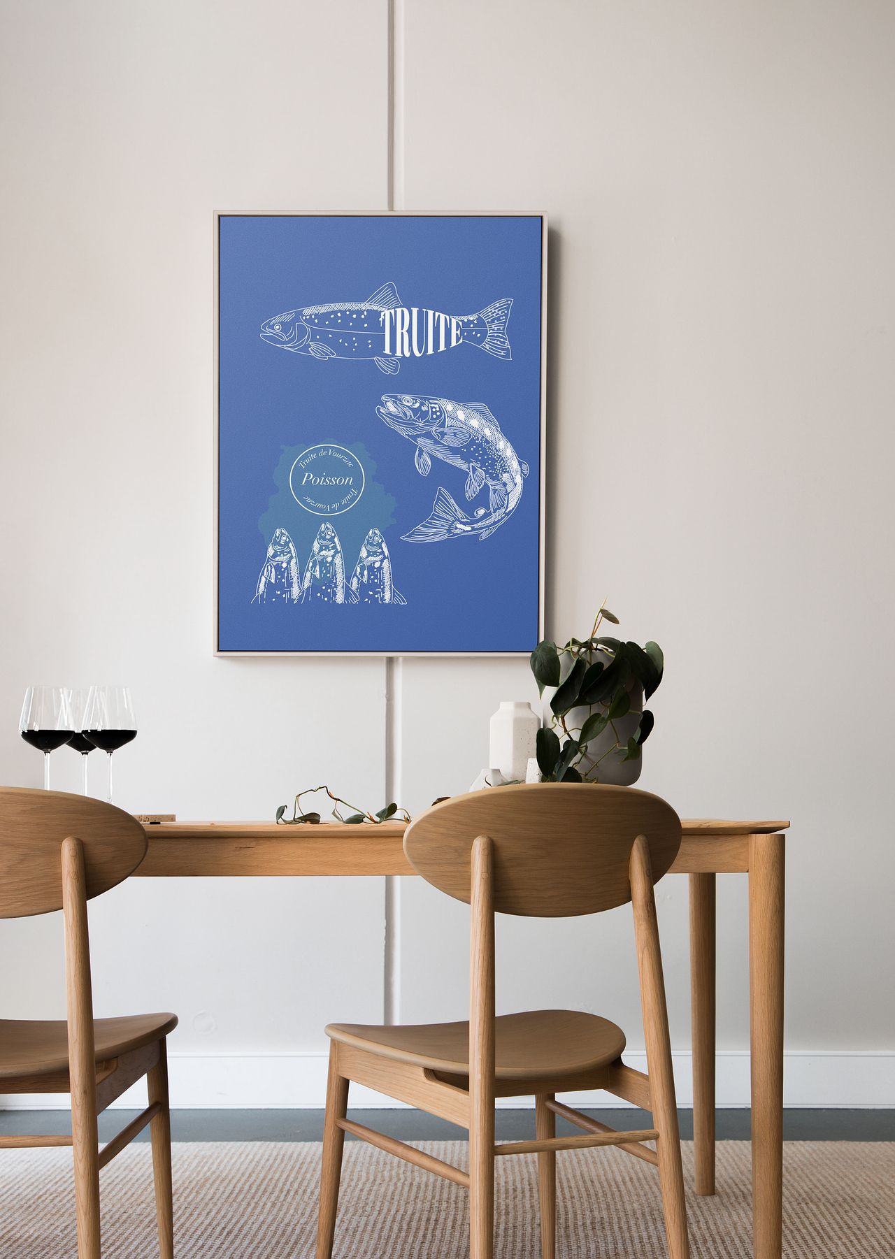 Illustration truites