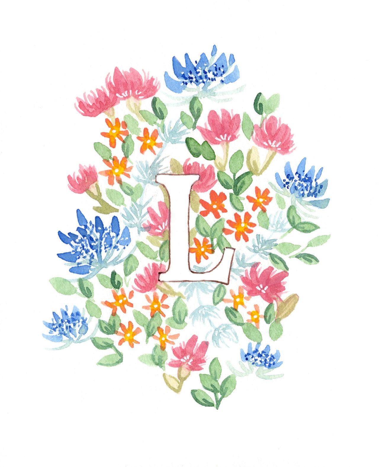 Monogramme lettre L