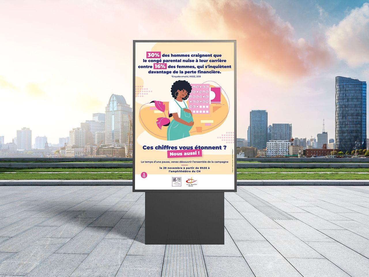 Campagne affichage - CH de THUIR
