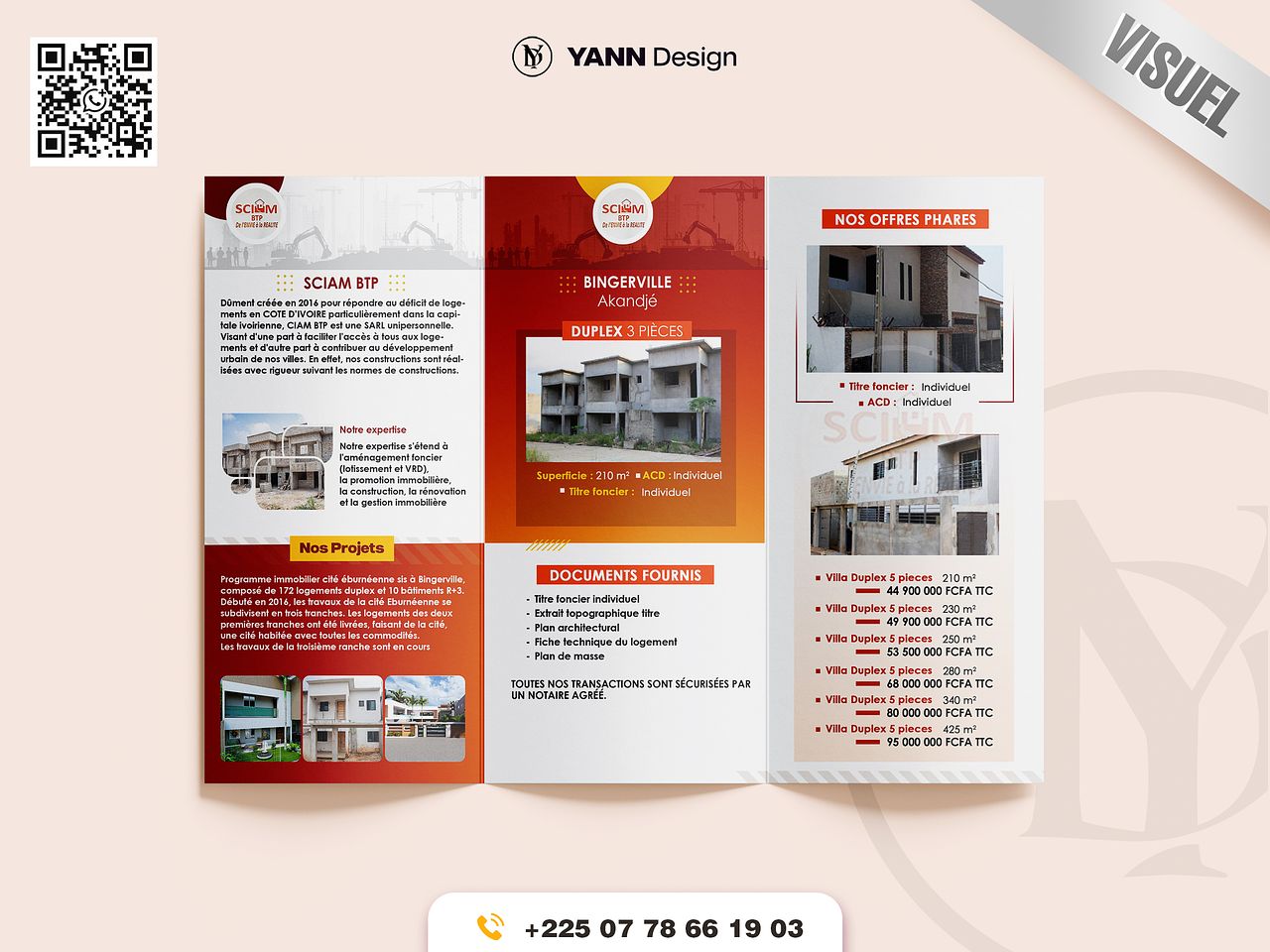 Depliant entreprise