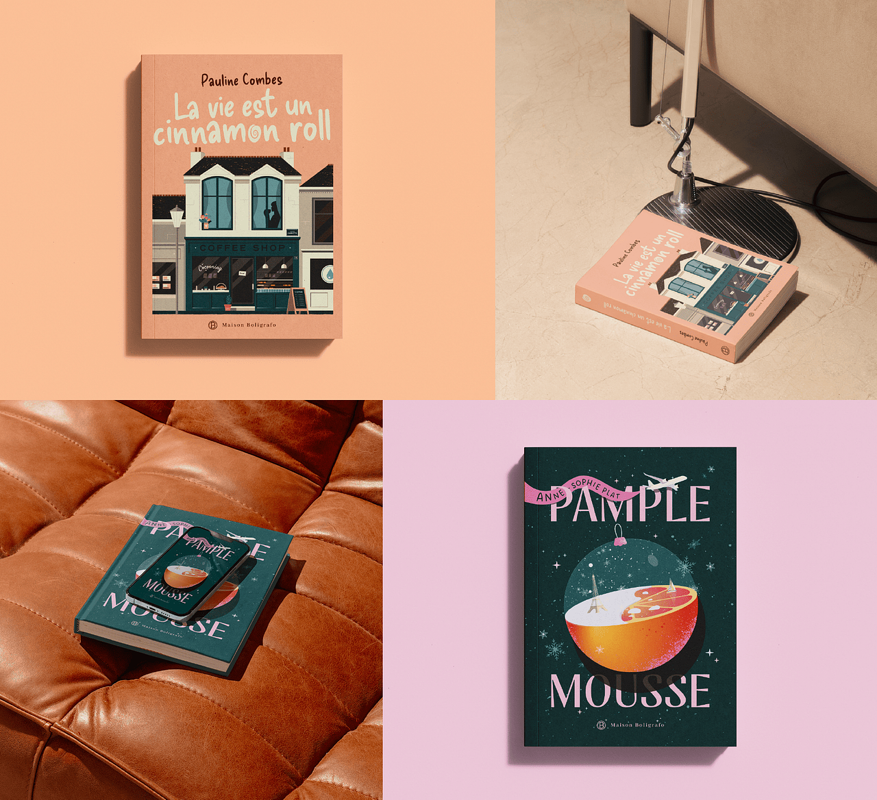 Couvertures de livre chez Maison Boligrafo