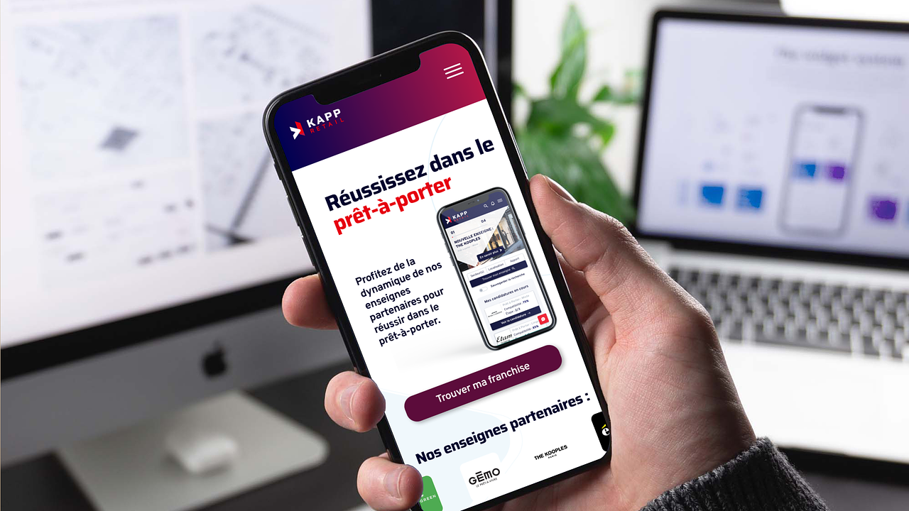 Kapp Retail - maquette web