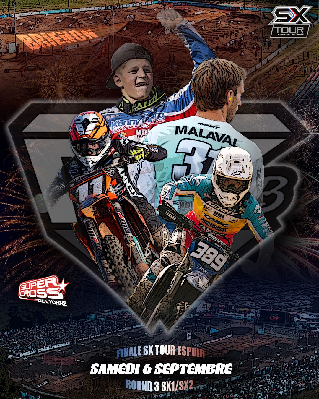 Annonce SX Tour 3ème épreuve : Team TMX Compétitio