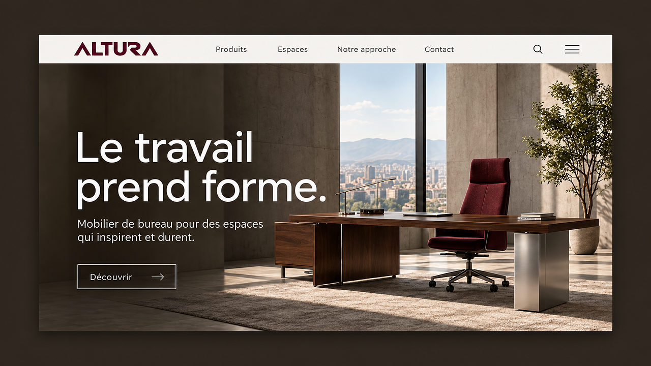 Maquette Site - Altura