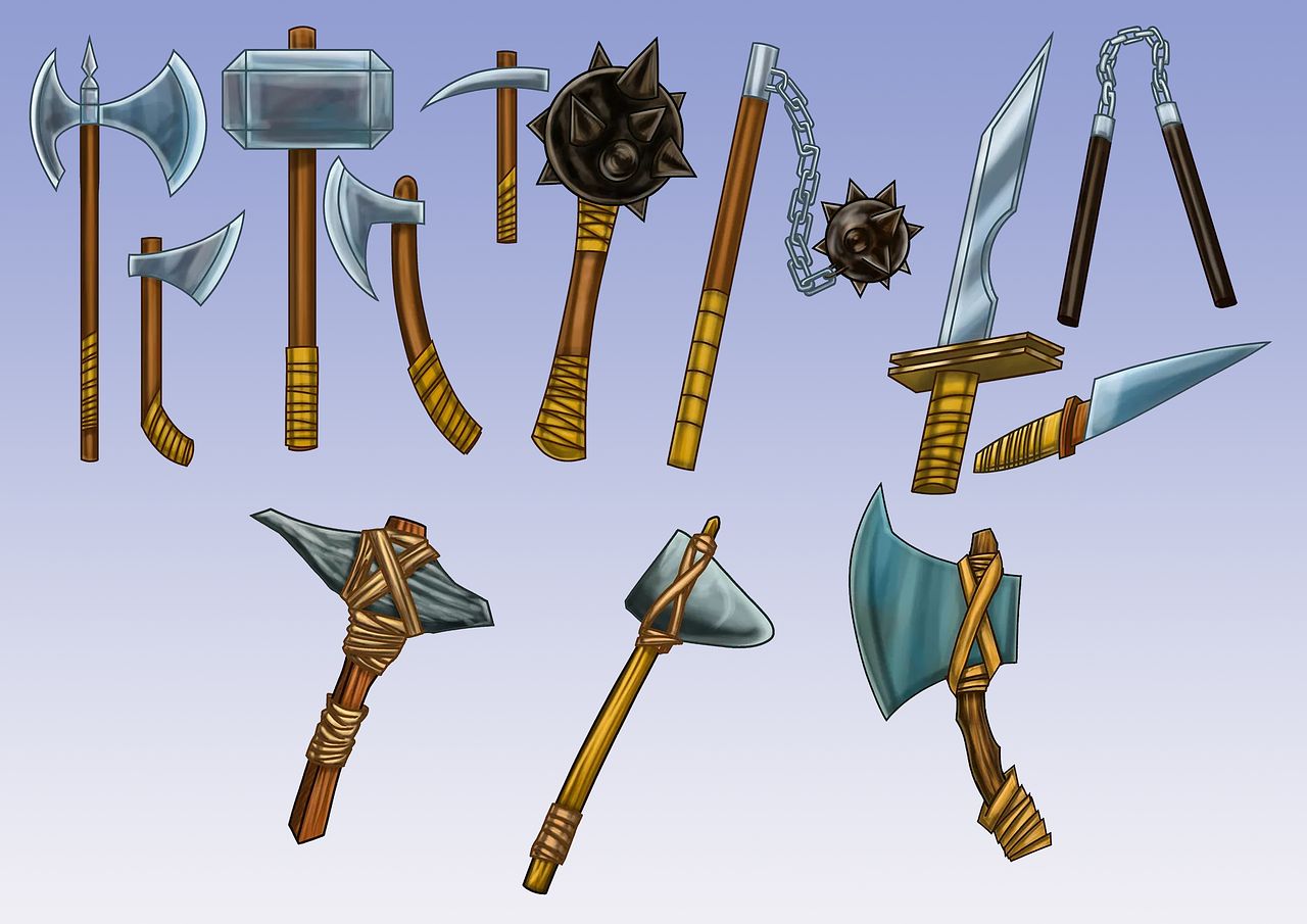 Armes Médiévales pour jeux