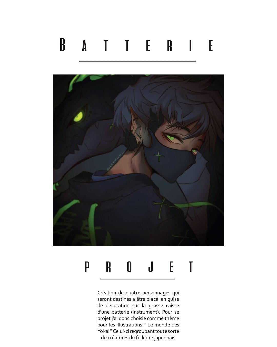 Commission illustration batterie