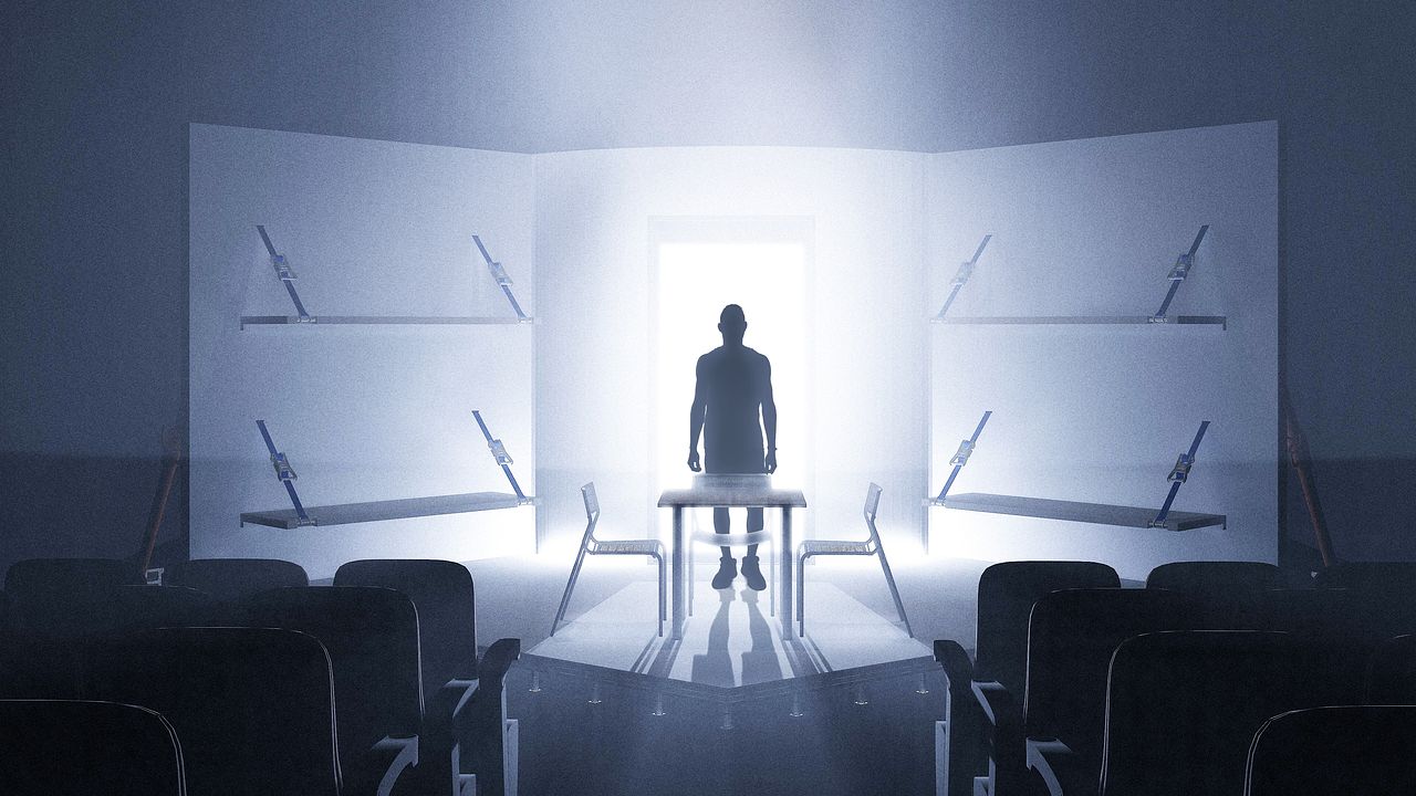 Visuel 3D pour la scénographie de CODA