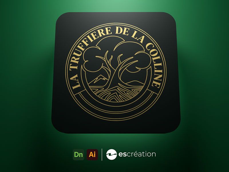 Création du logo « La Truffière de la Colline »