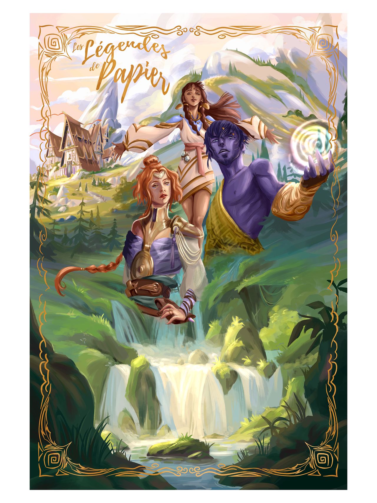 Tome 2 poster couv Les légendes de papier