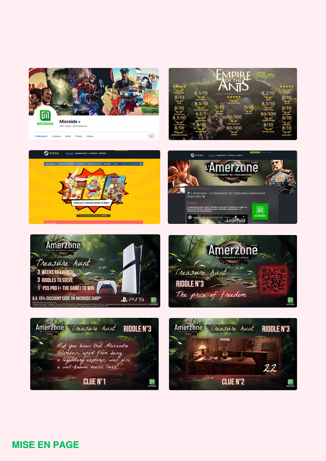 PAGES STEAM & RS