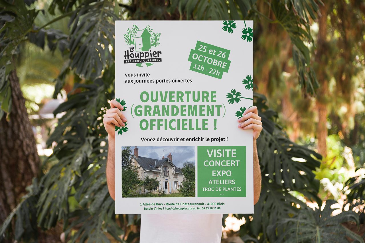 Affiche ouverture Le Houppier