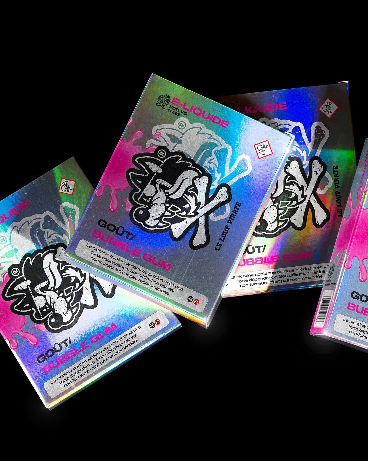LOGO ET E-LIQUIDE LE LOUP PIRATE