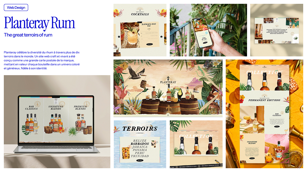 Planteray Rum - Webdesign