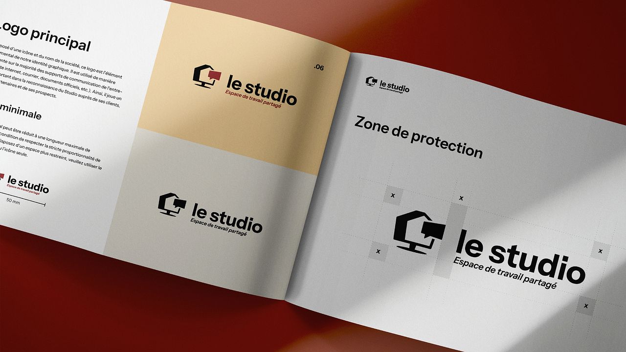 Charte graphique espace de coworking