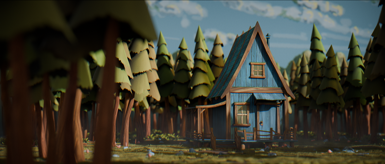 Cabane dans la Forêt