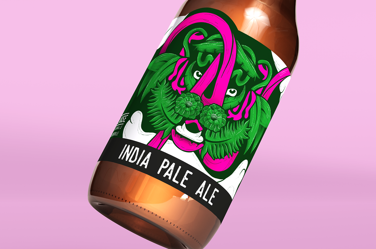 Étiquette de bière Alforvillaise