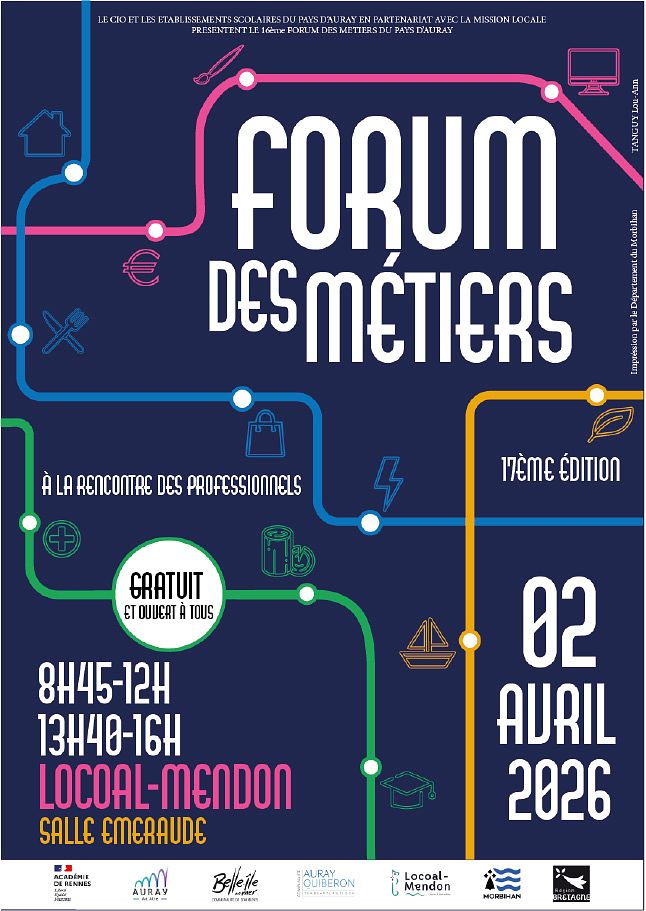 Affiche forum des métiers