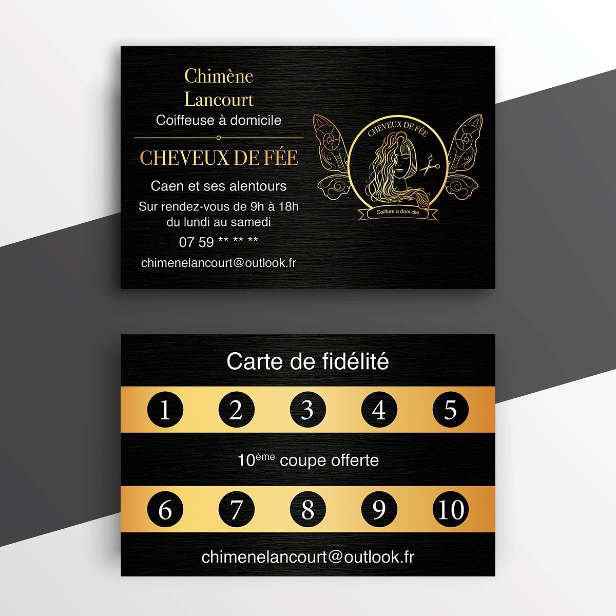 Logo et carte Cheveux de fée