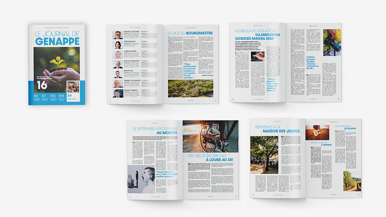 Mise en page - Journal de Genappe