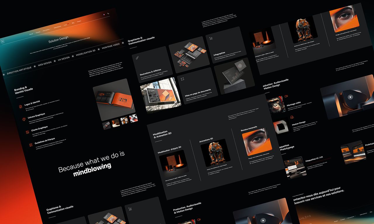 NUKLEAR - Refonte UX/UI Design