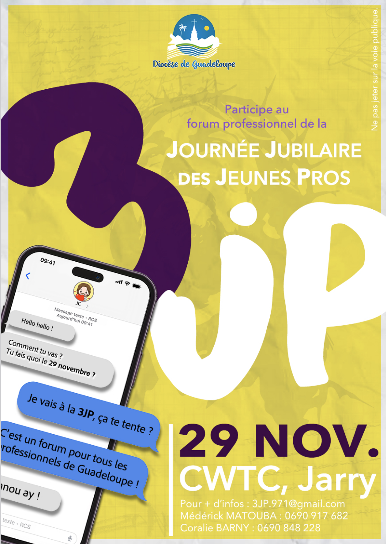 Affiche pour un forum professionnel