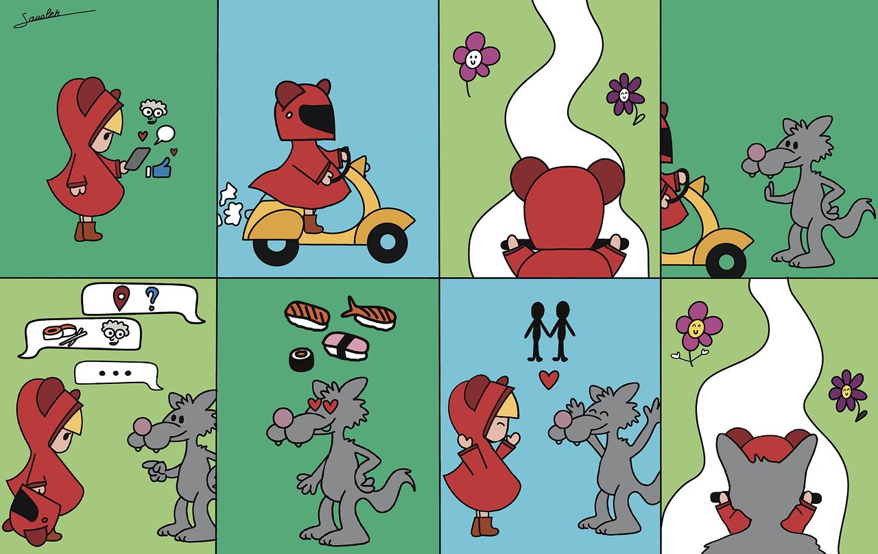 Illustration • Le nouveau Petit Chaperon Rouge