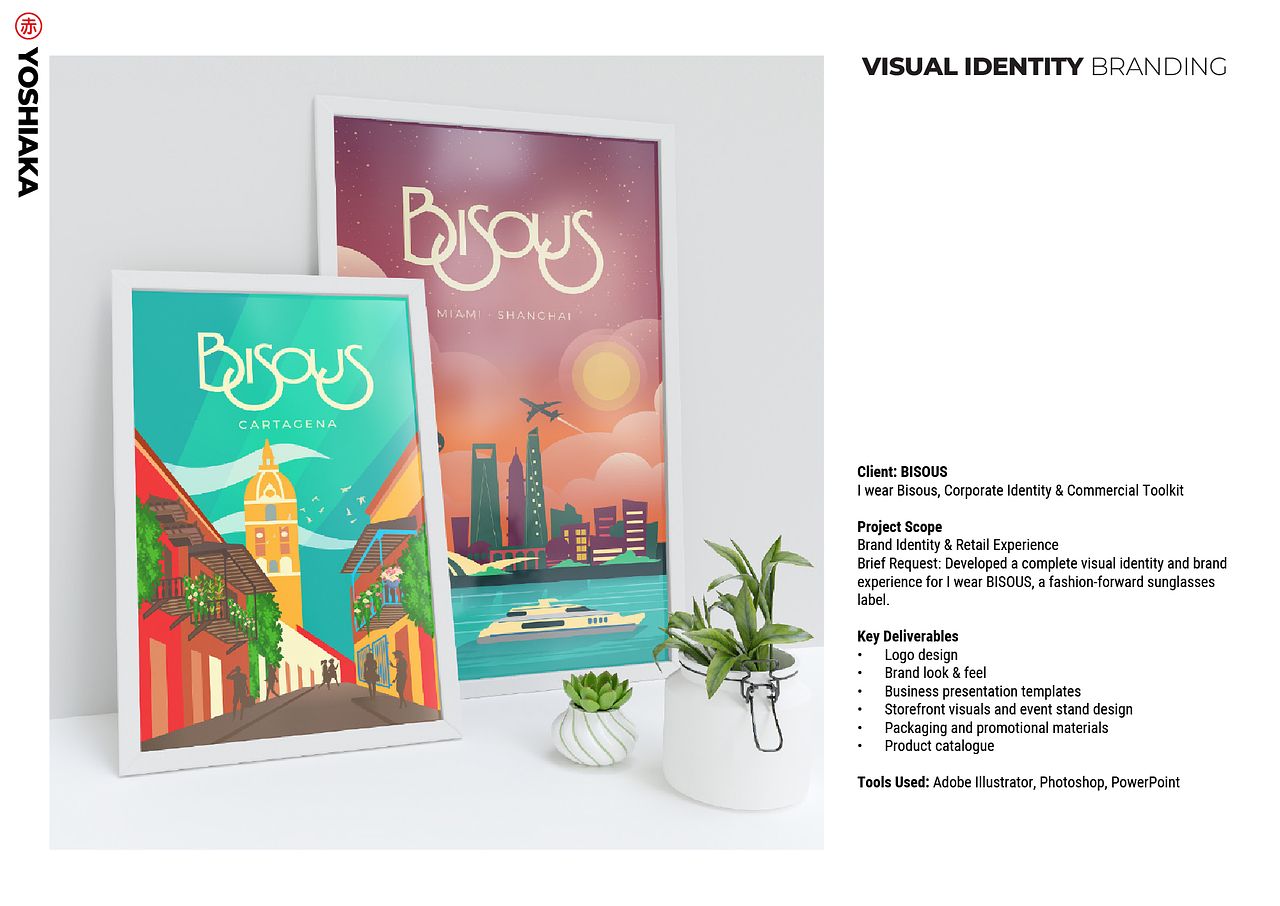 I wear Bisous Illustration
