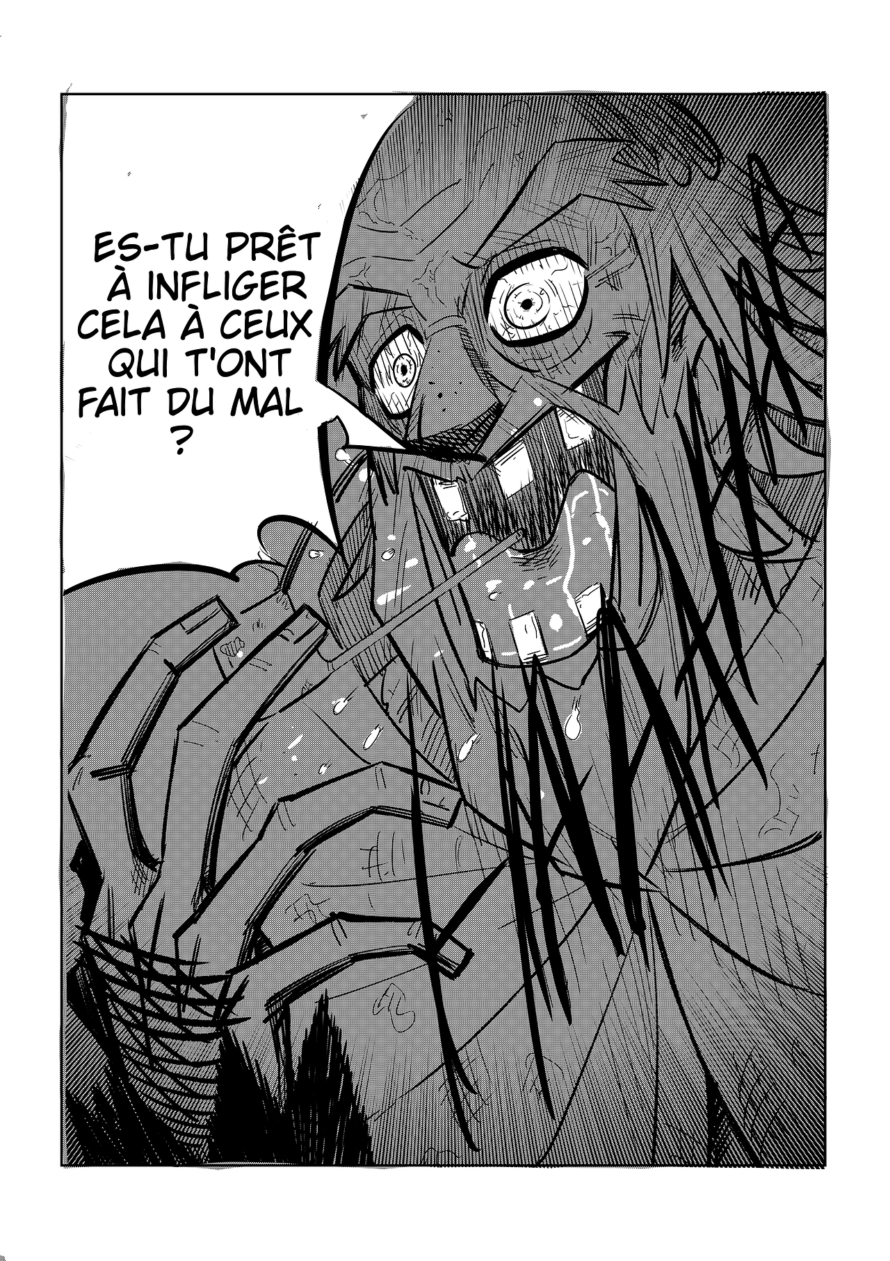 Une page d'une commande
