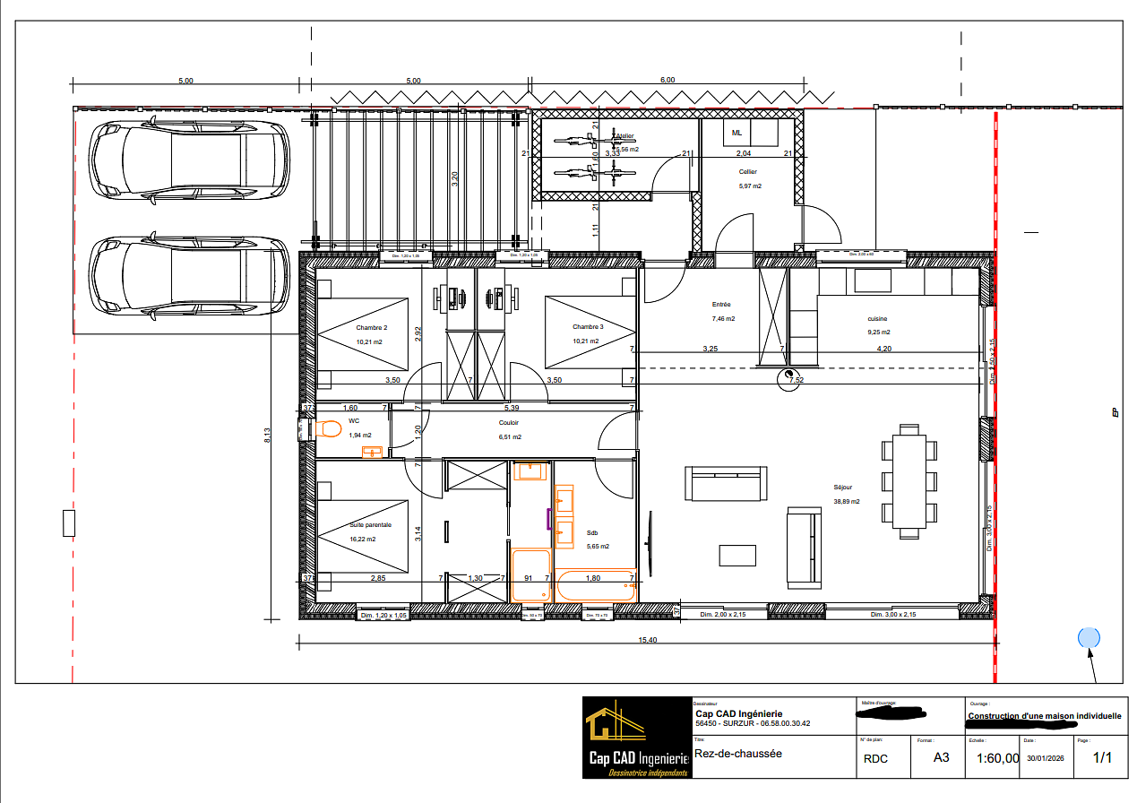Plan de construction Construction neuve