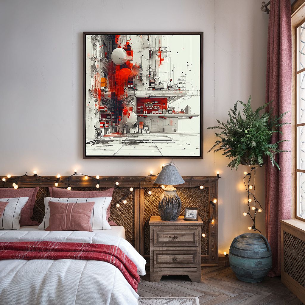 Mockup pour la vente d'un tableau/image