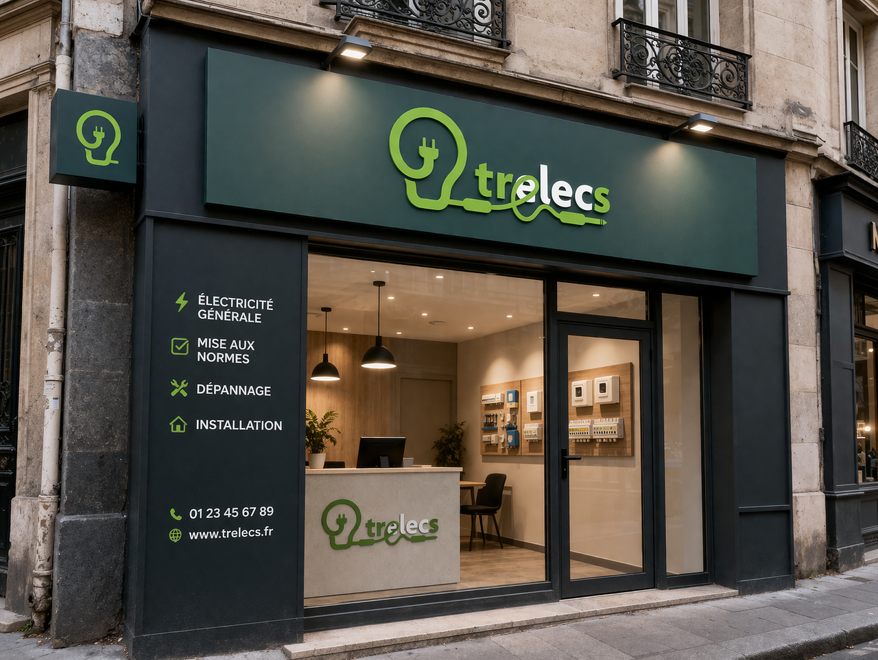 Création enseigne / Trelecs