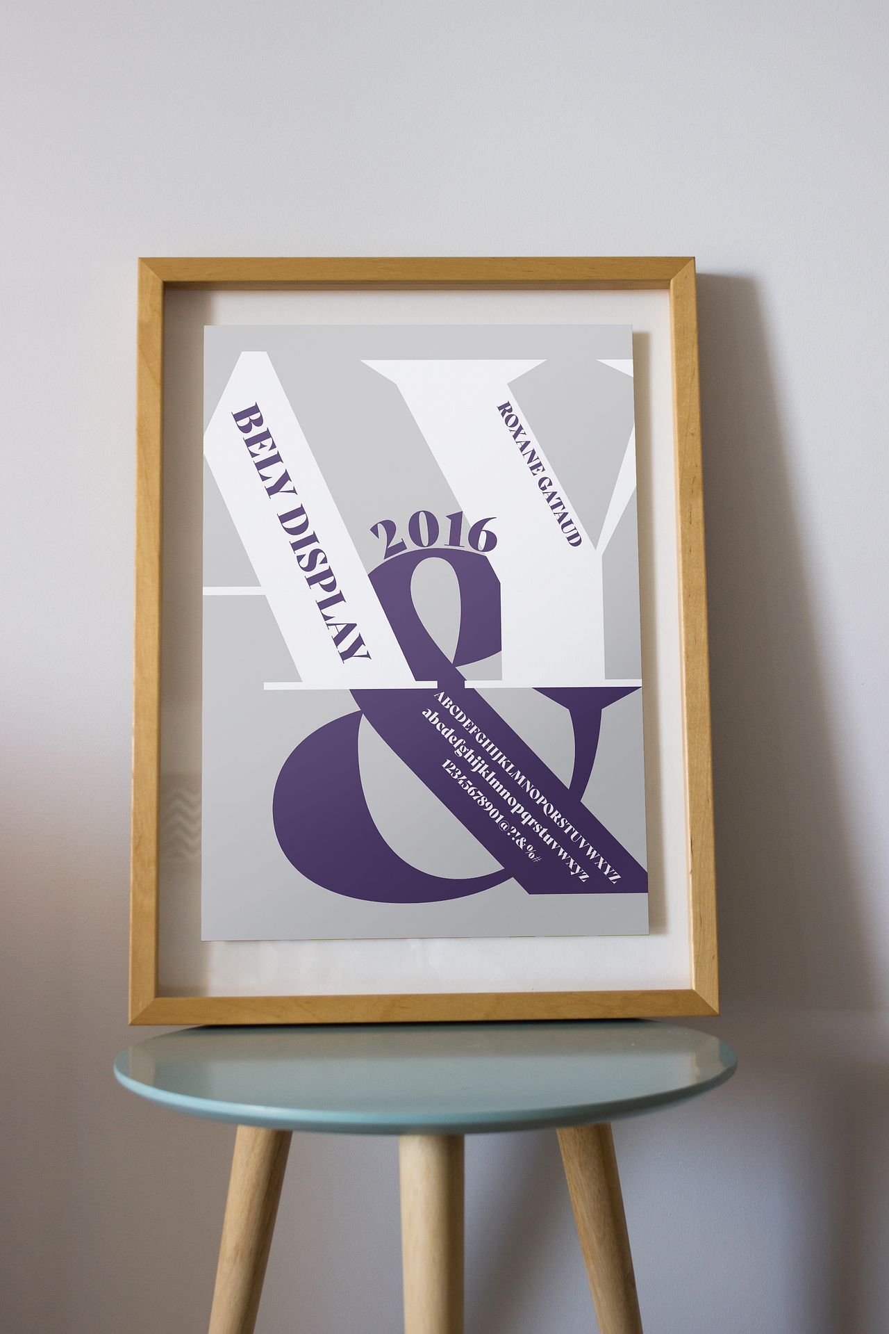 Affiche typographique