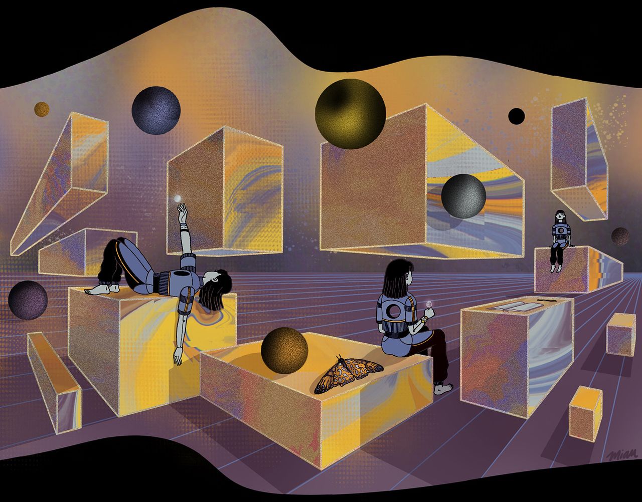 Illustration Exquisite Workers