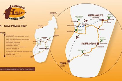 Traçage d'un circuit touristique