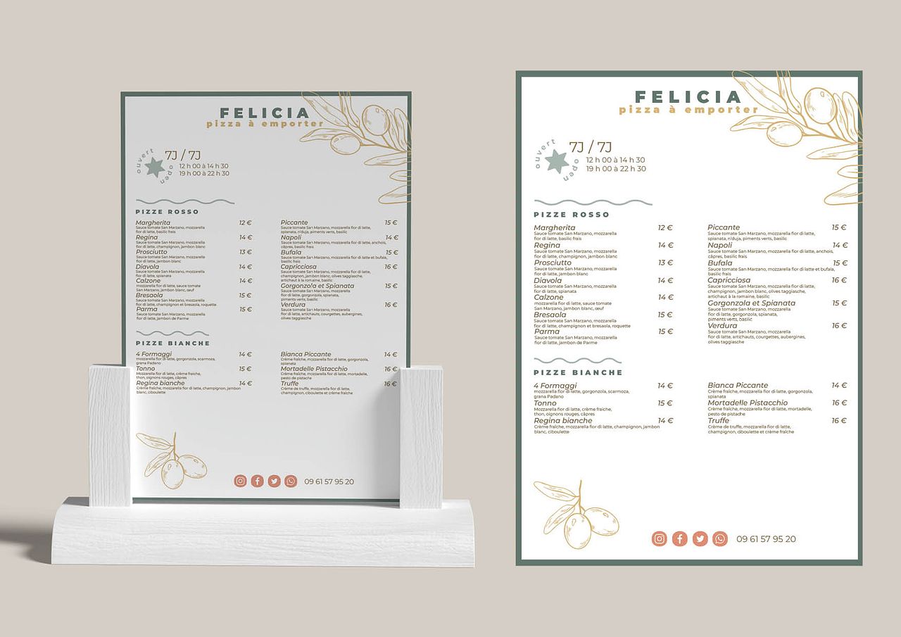 Charte graphique complète restaurant