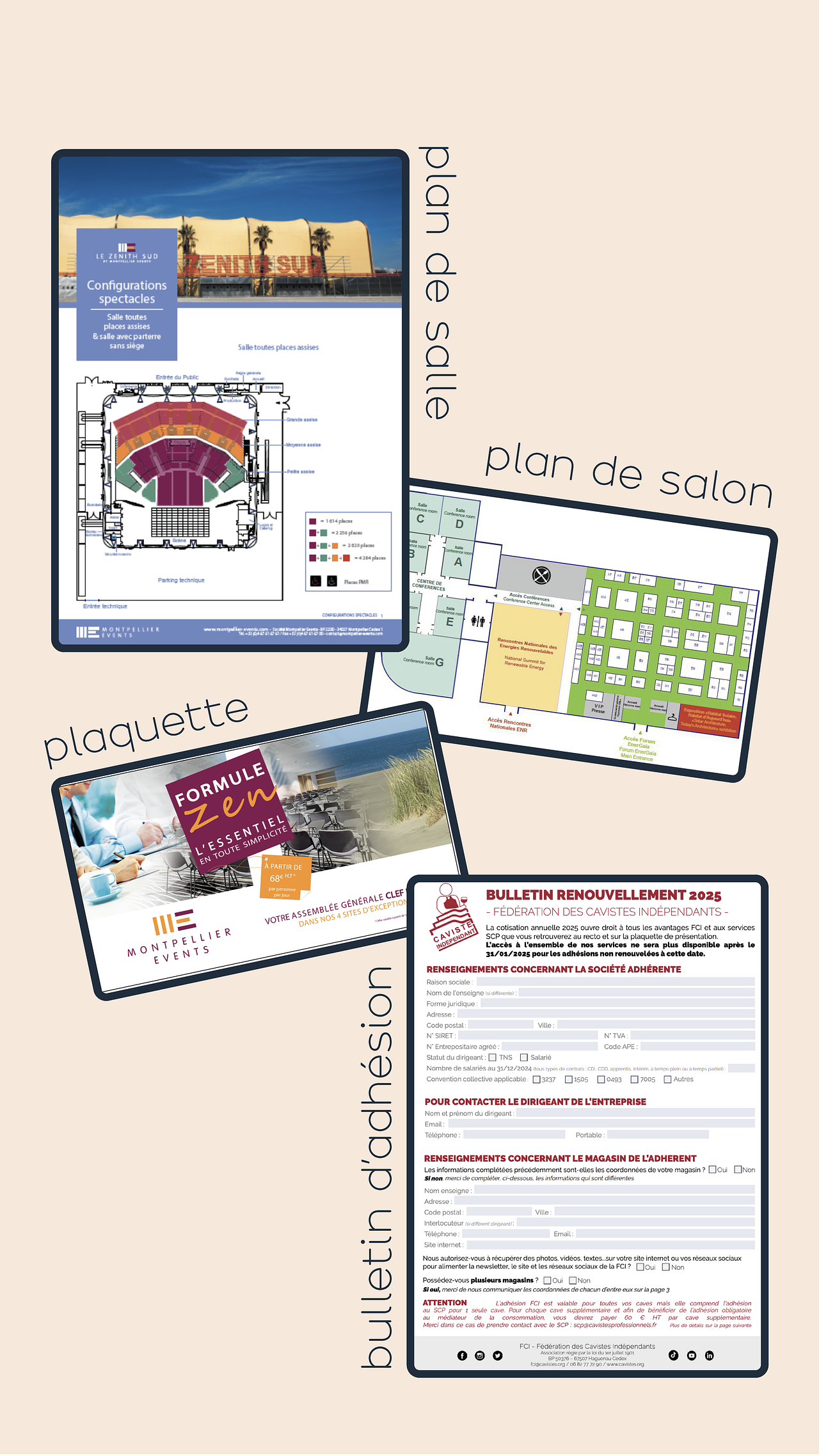 PROJET - Création graphique - Plan & Plaquette