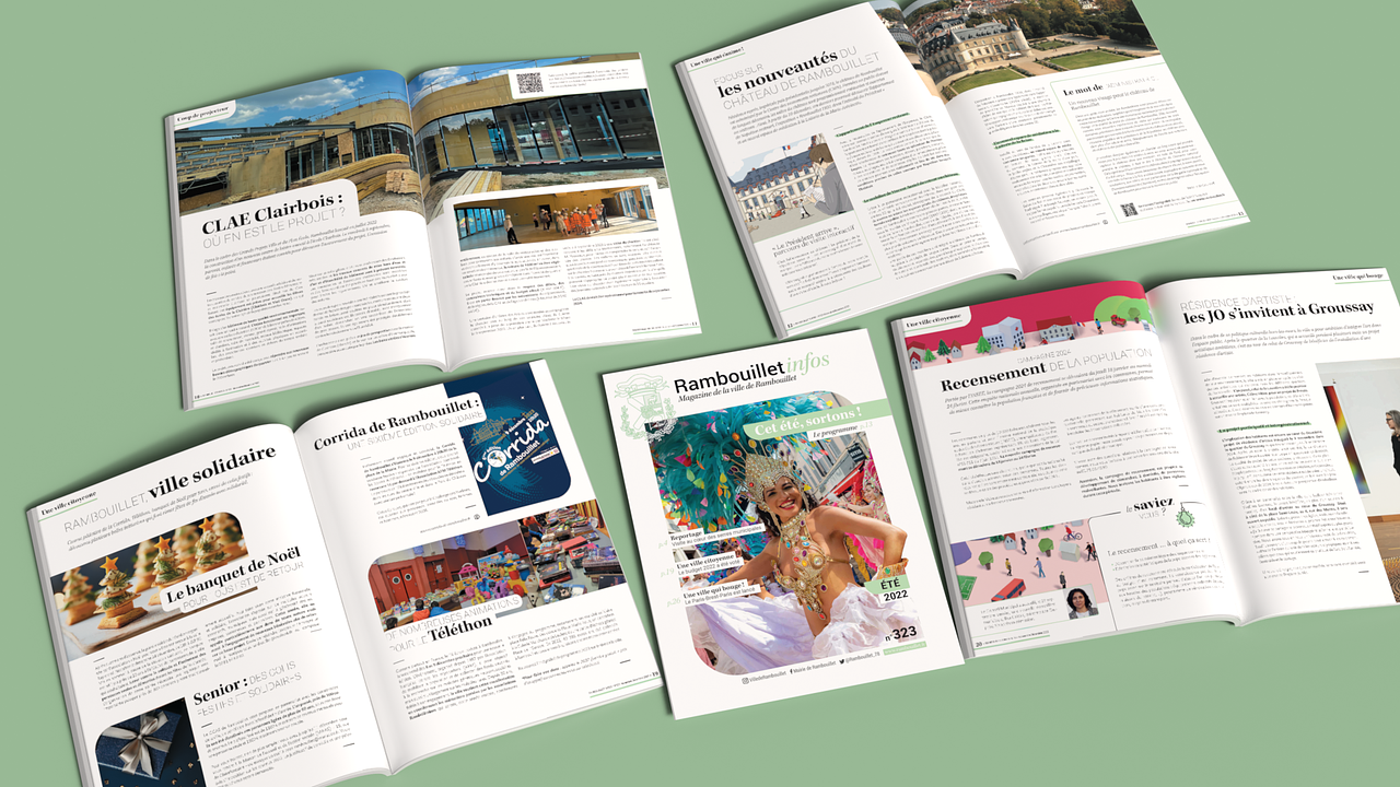 Refonte magazine municipal – Ville de Rambouillet