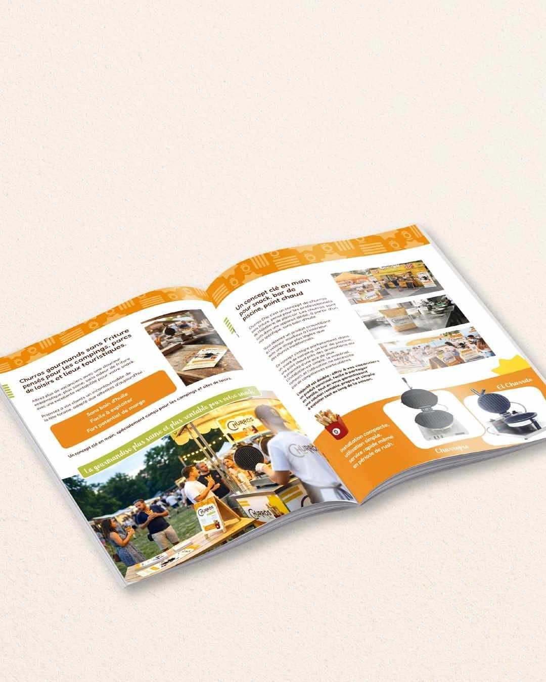 Brochure de présentation du concept churros chic