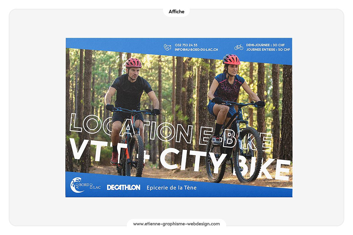 Au Bord du Lac | Affiche