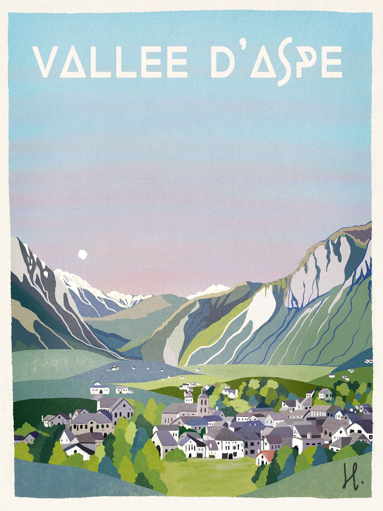 Poster Pyrénées