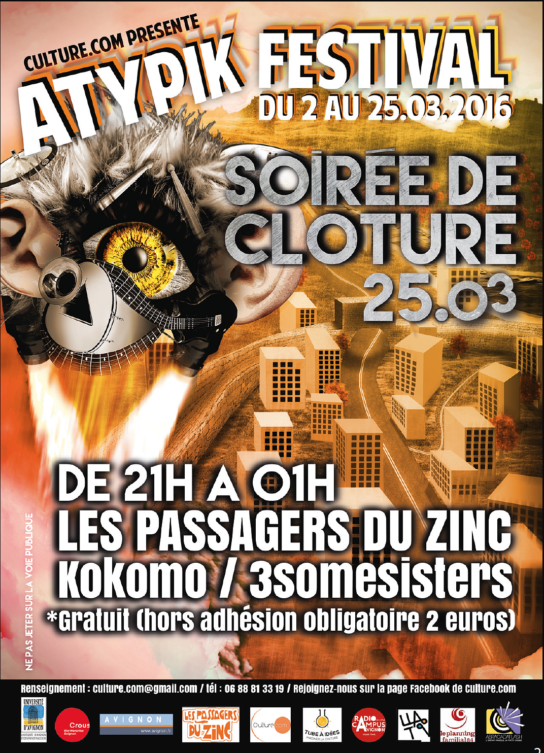 Affiche Atypik Festival