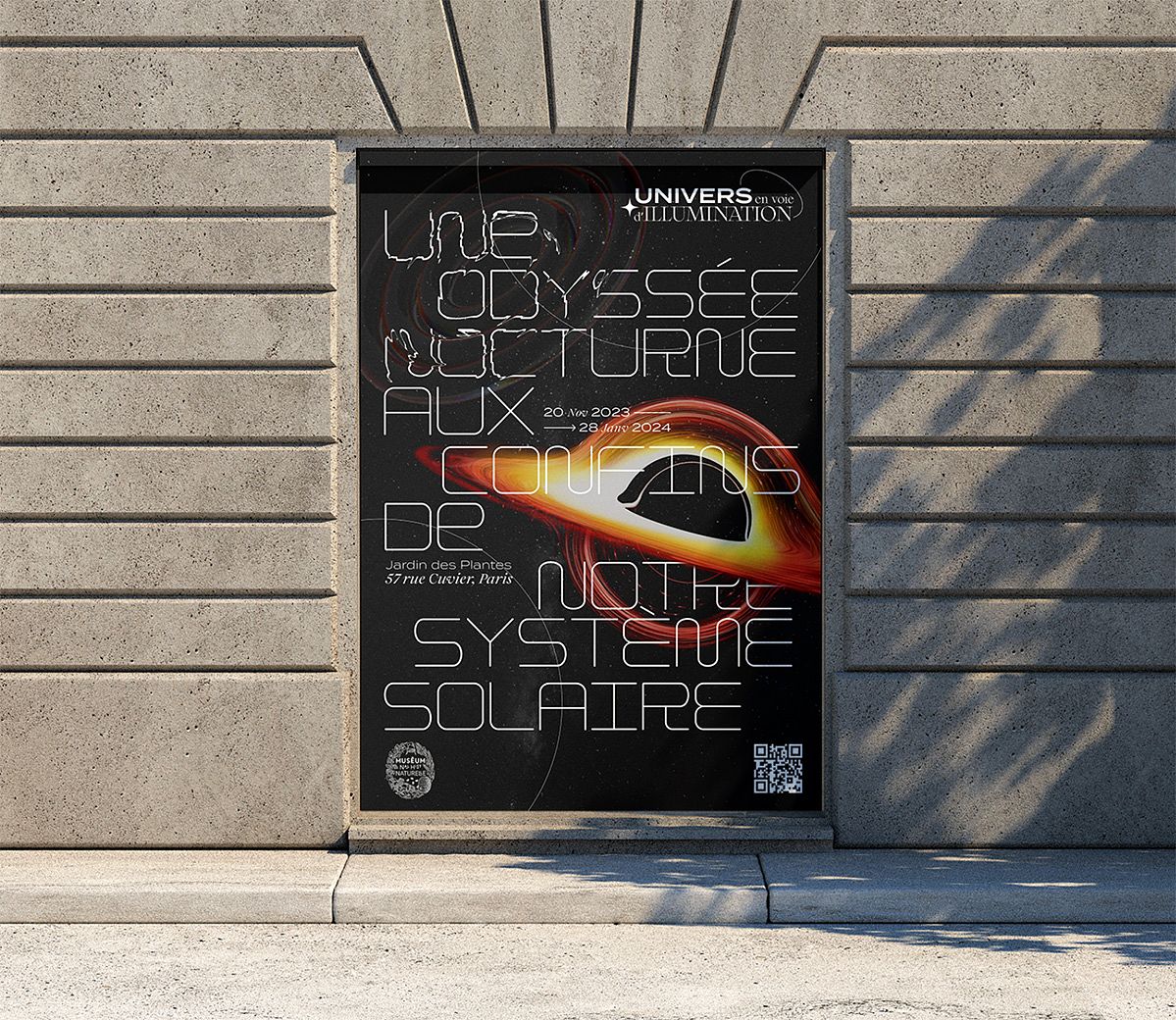 Affiche exposition Univers en voie d'Illumination