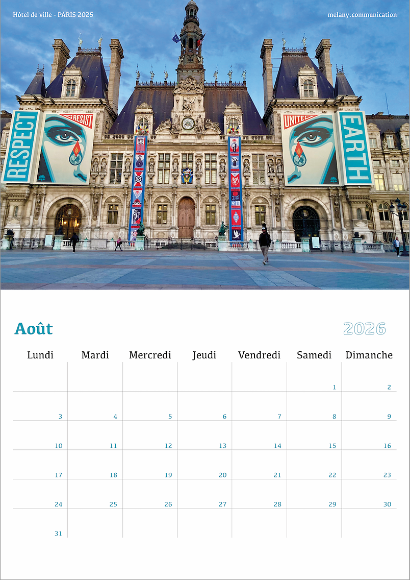 Calendrier - Avril 2026