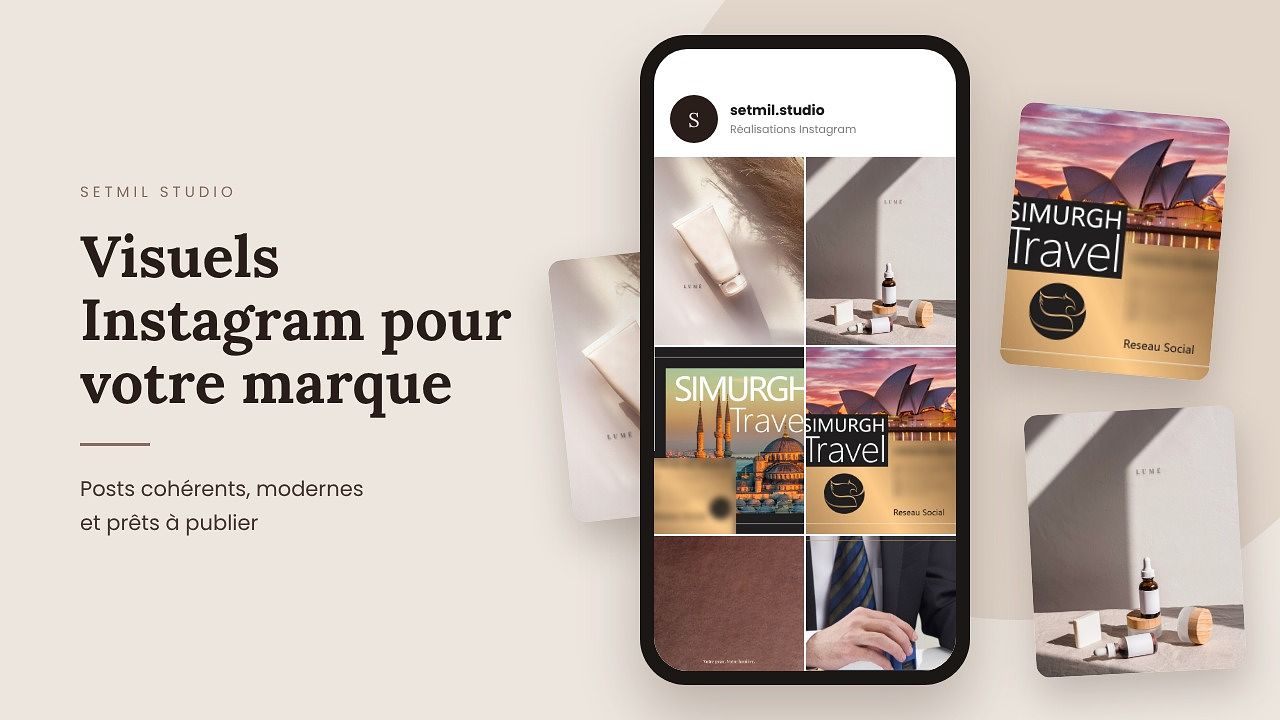 Visuels Instagram pour marques