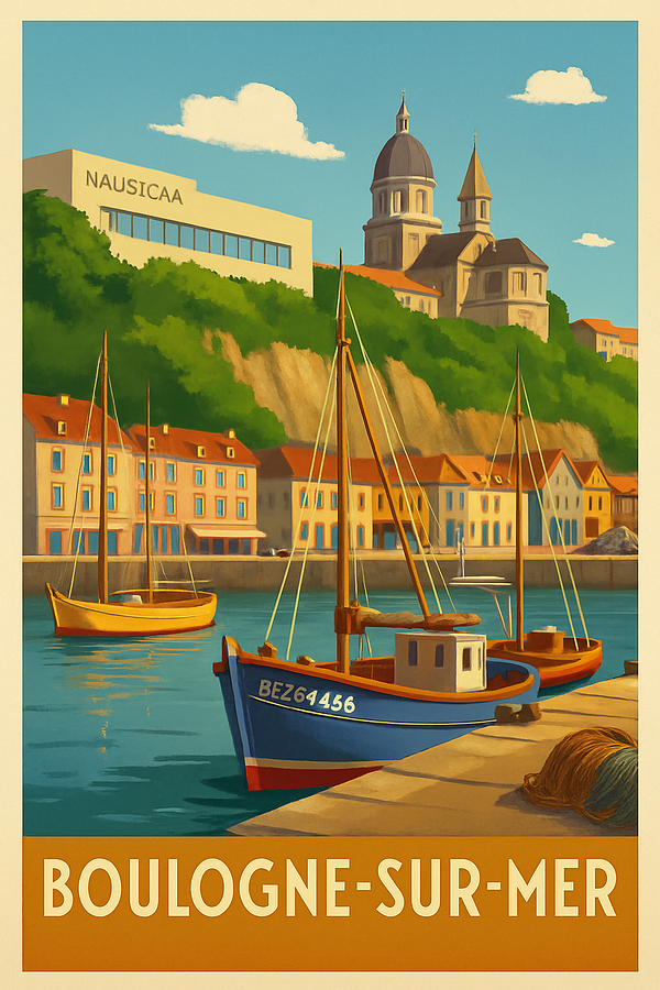 Illustration port maritime