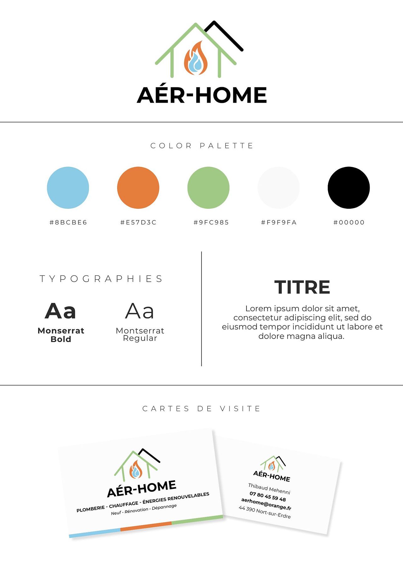 Identité visuelle Plombier