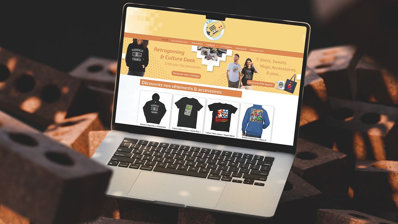 Site Web - 8 Bit Apparel
