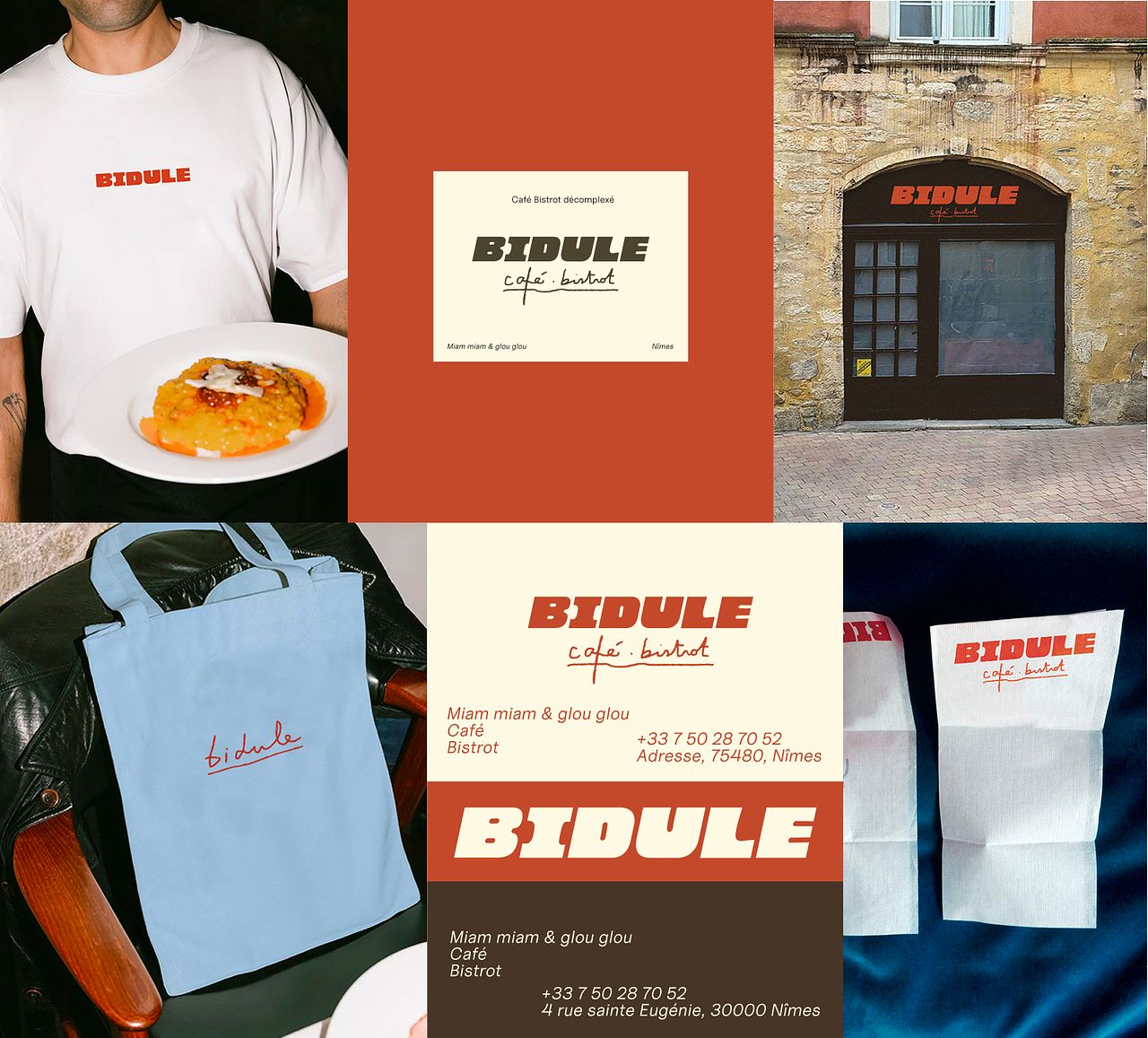 Identité visuelle - Restaurant Bidule
