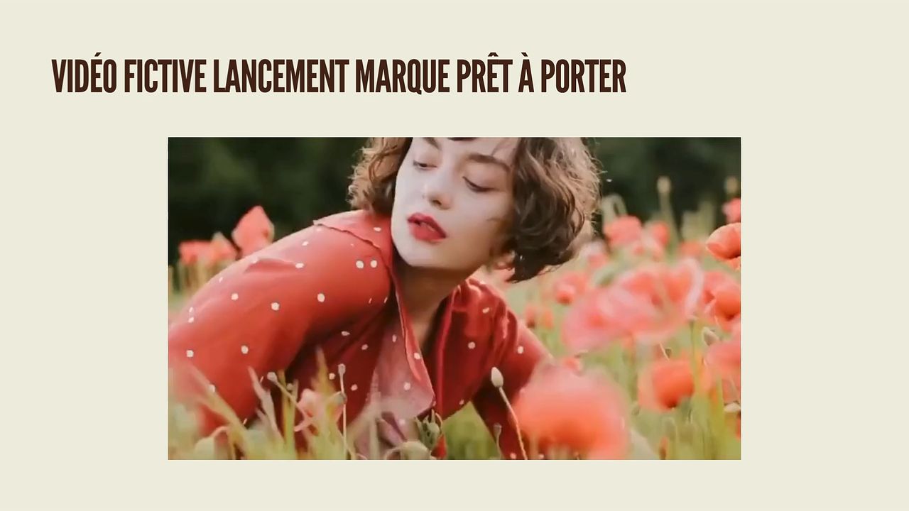 Vidéo lancement d'une marque de prêt-à-porter