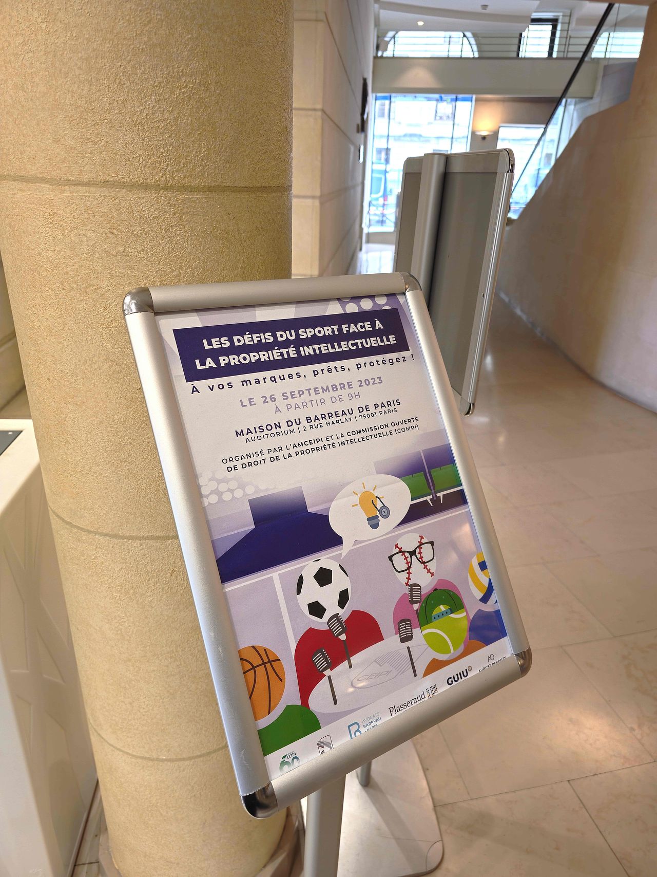 Design d'affiche : Colloque juridique (PI)